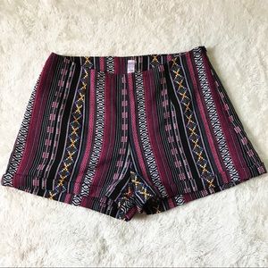 🌹Alya High Waisted Tribal Shorts